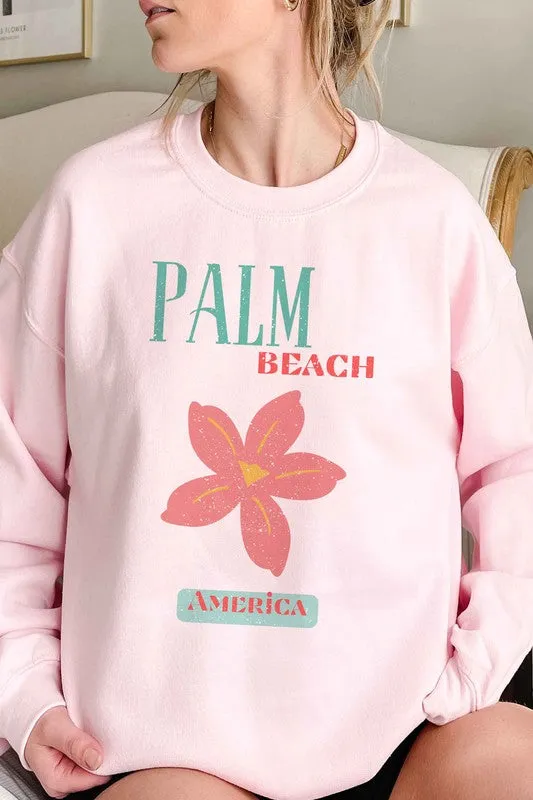 PALM BEACH AMERICA GRAPHIC SWEATSHIRT