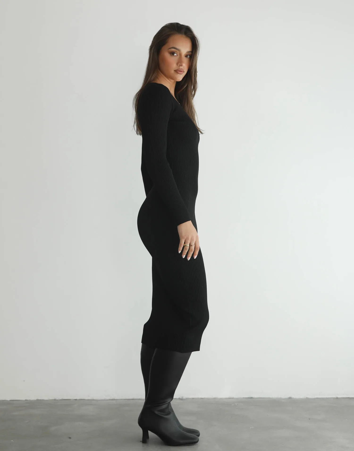 Pavel Maxi Dress (Black)