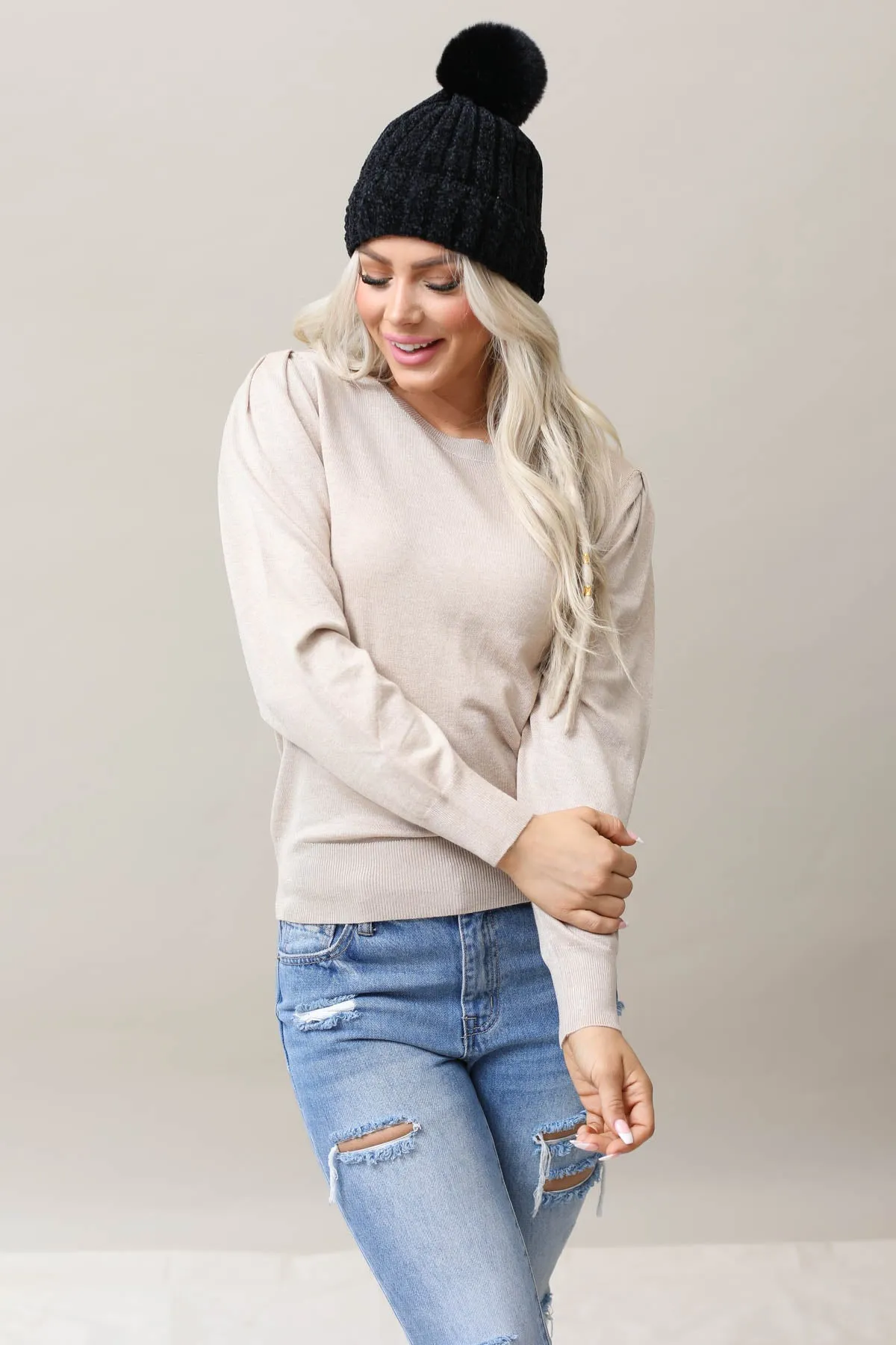 Puff Sleeve Sweater