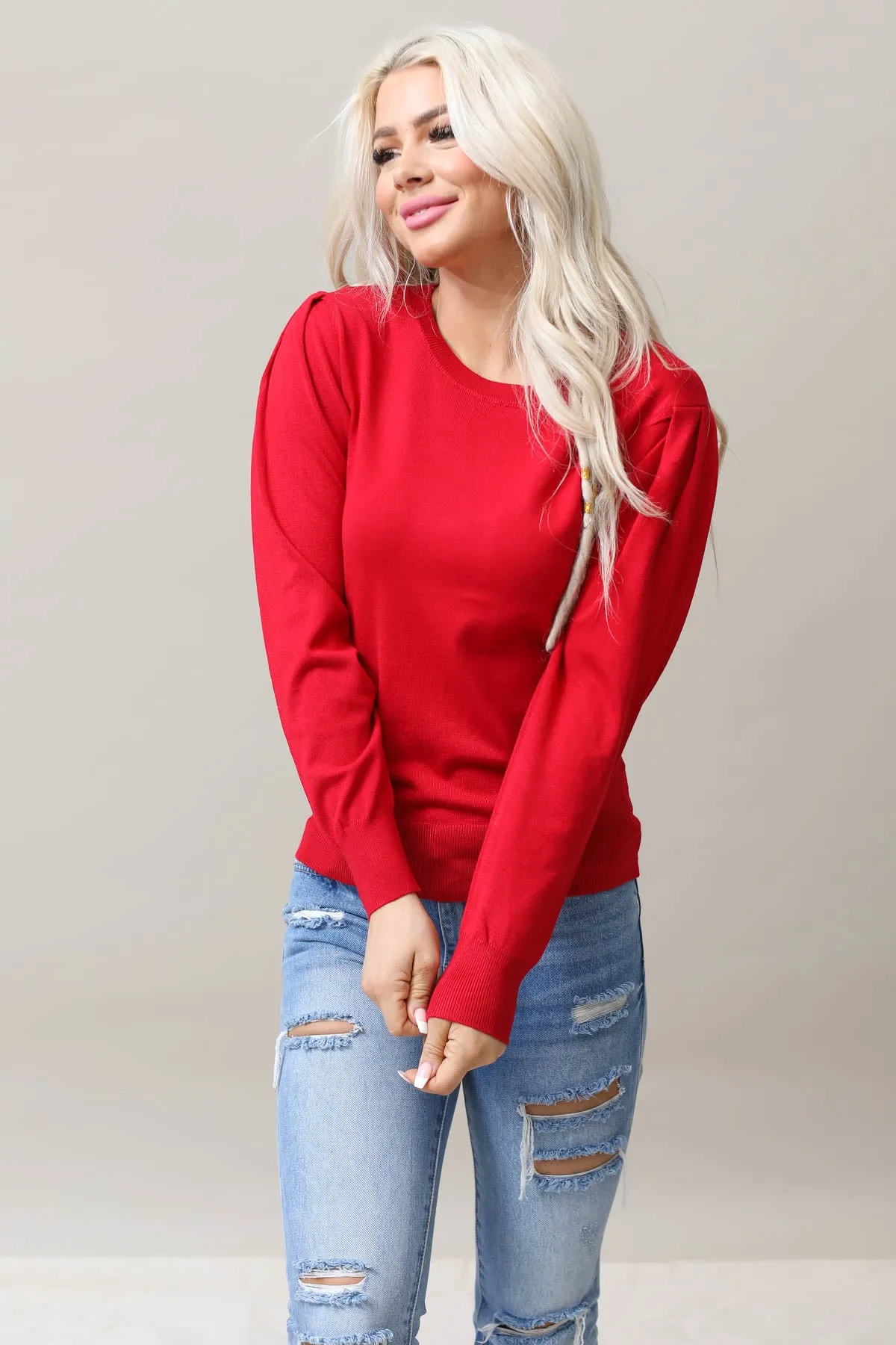 Puff Sleeve Sweater