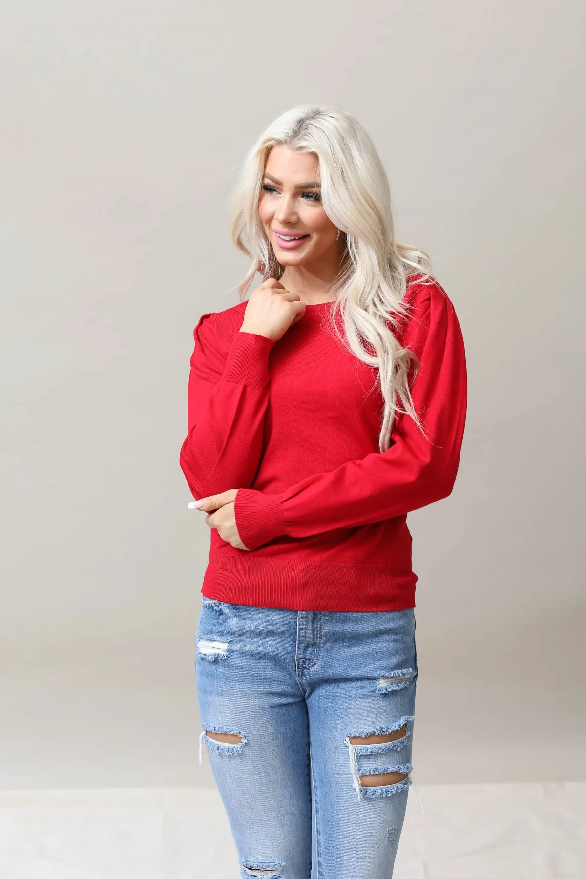 Puff Sleeve Sweater