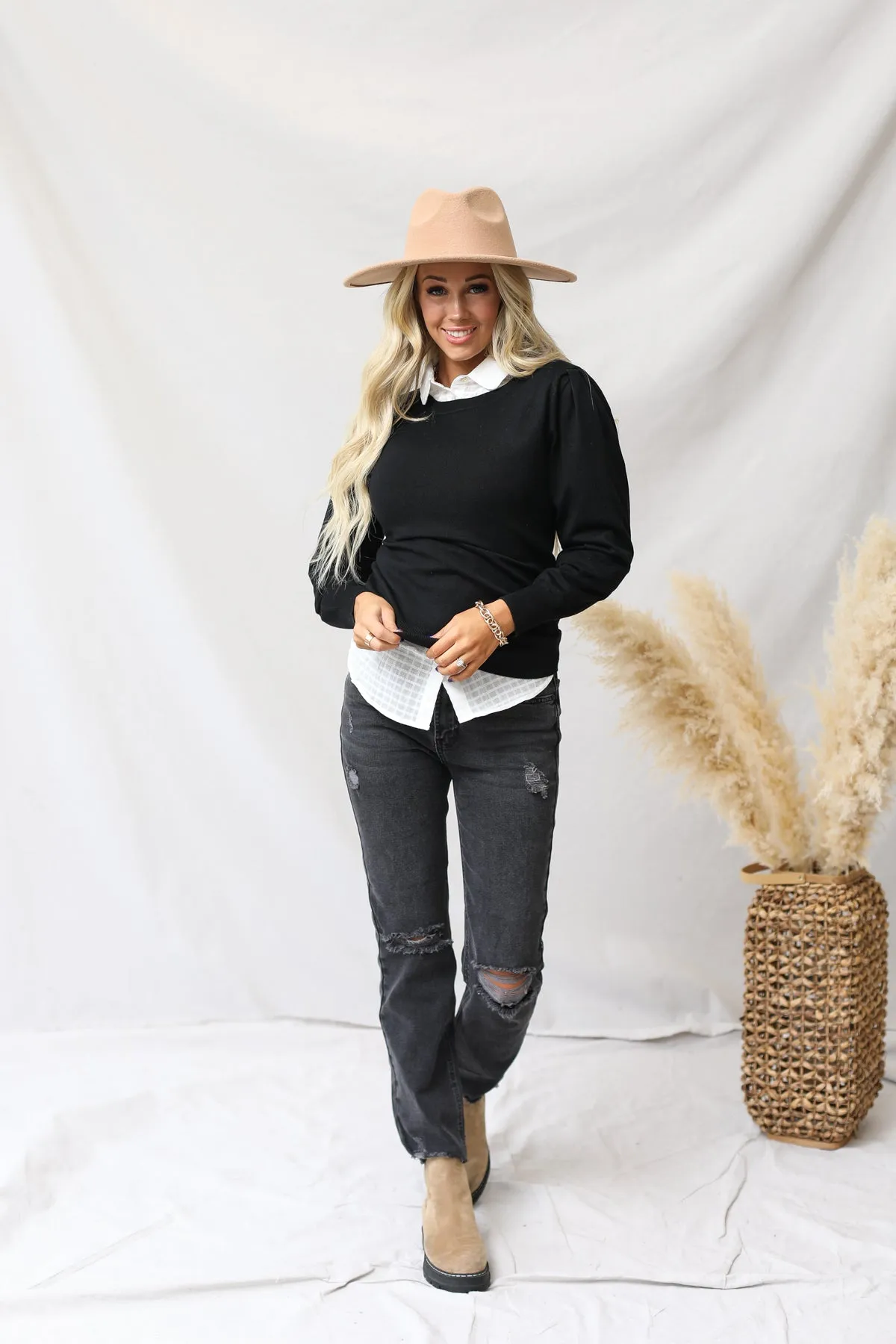 Puff Sleeve Sweater