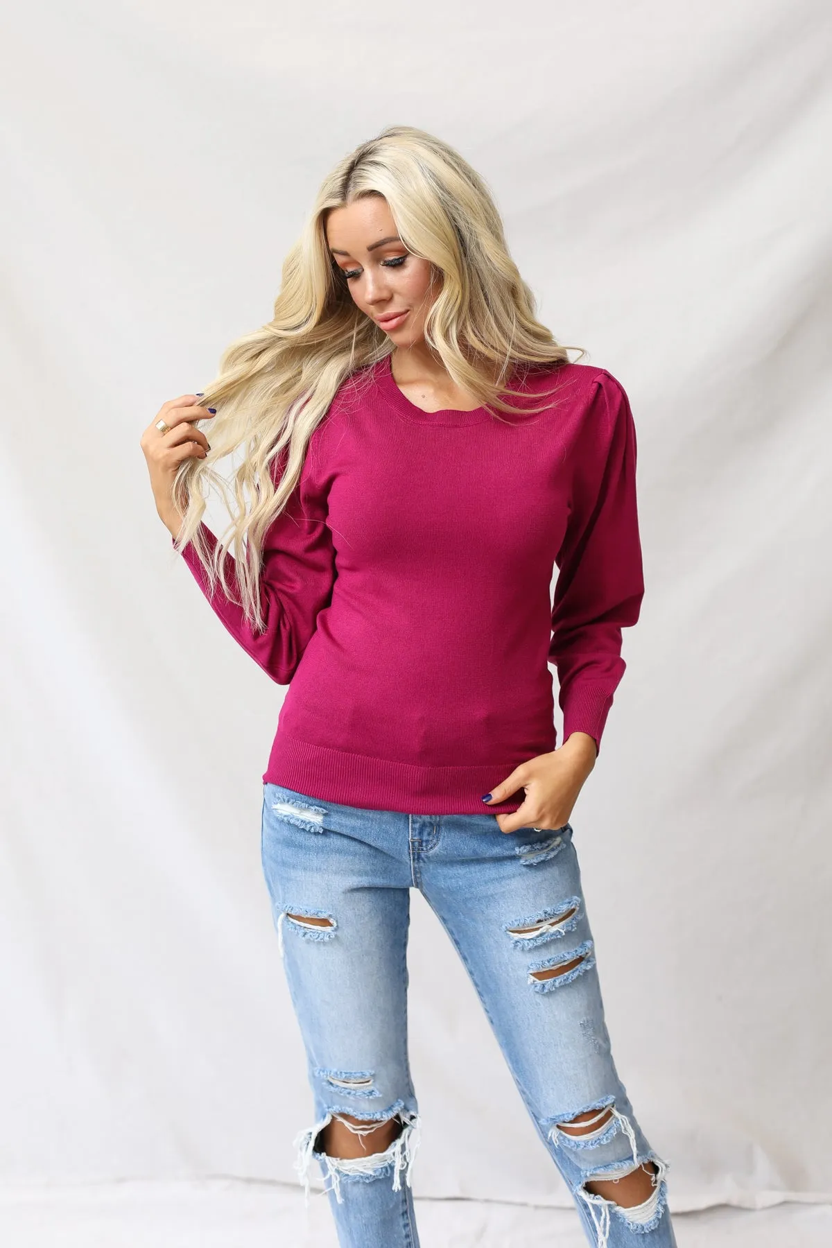 Puff Sleeve Sweater