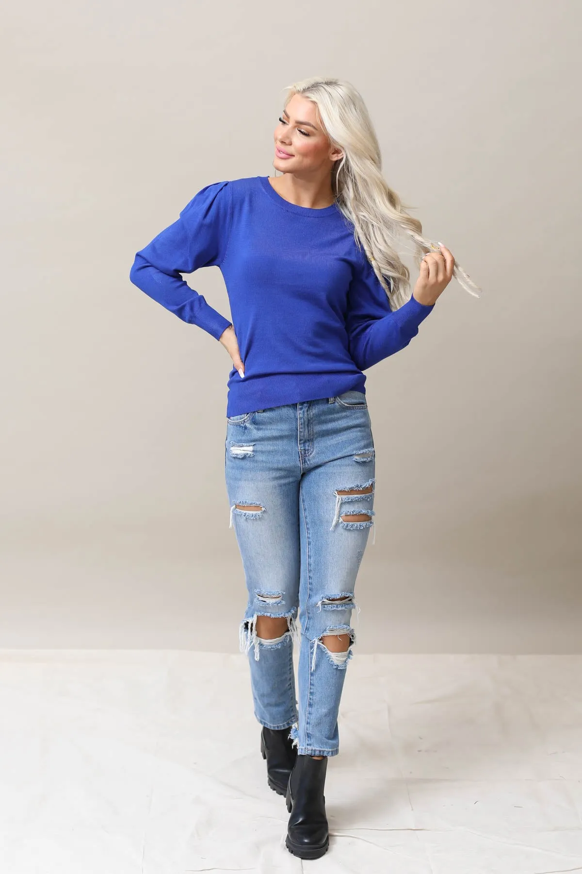 Puff Sleeve Sweater