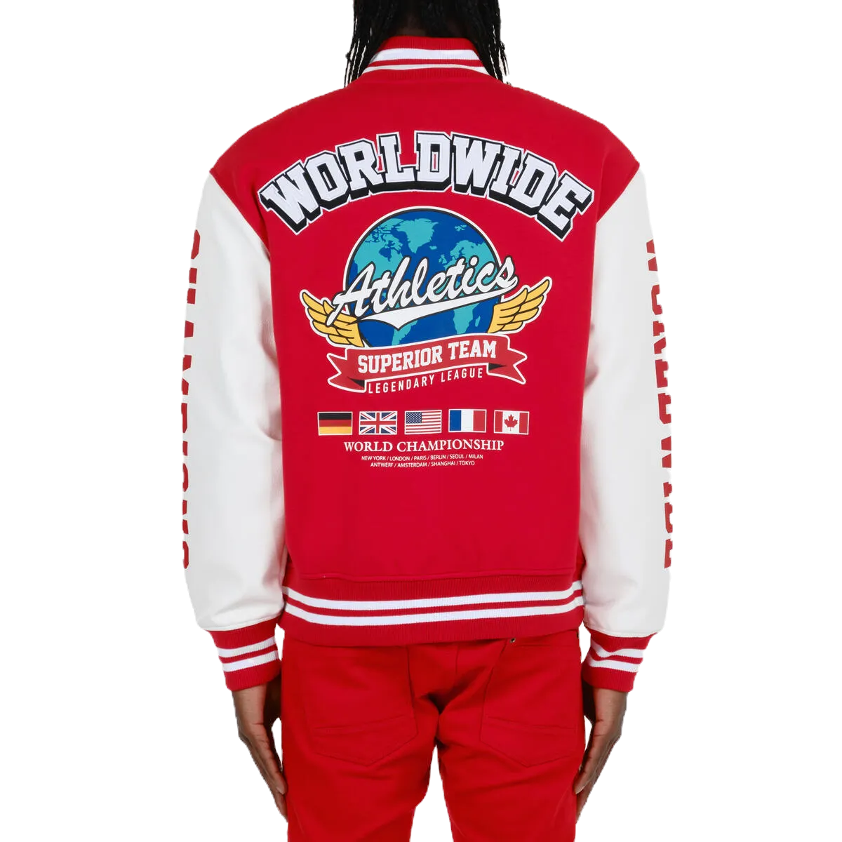 Red Varsity Jacket