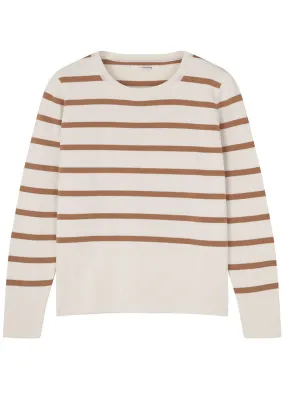 Sibin Linnebjerg Eloise Sweater - Offwhite/Nougat