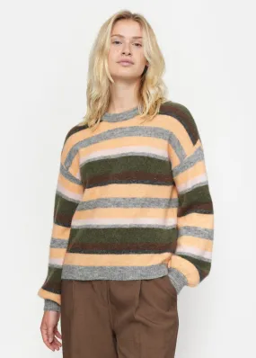 Soft Rebels Allison Multi Sweater SR523-206 Rain Drum