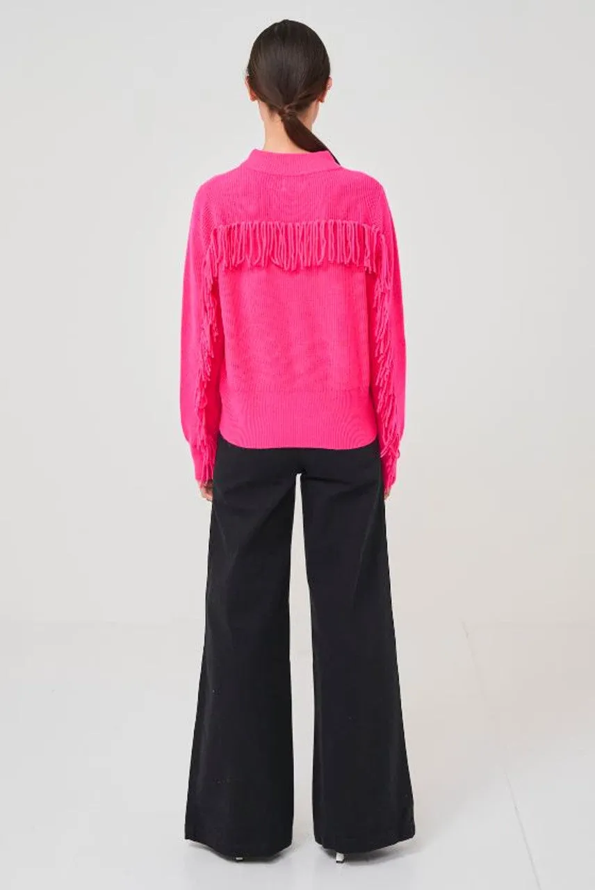 Sophia Fringe Cashmere Sweater