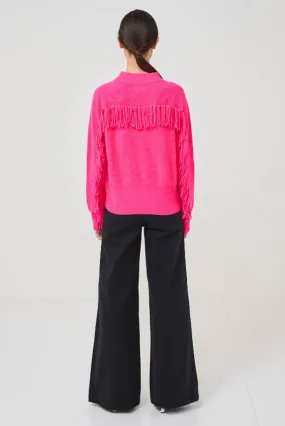 Sophia Fringe Cashmere Sweater