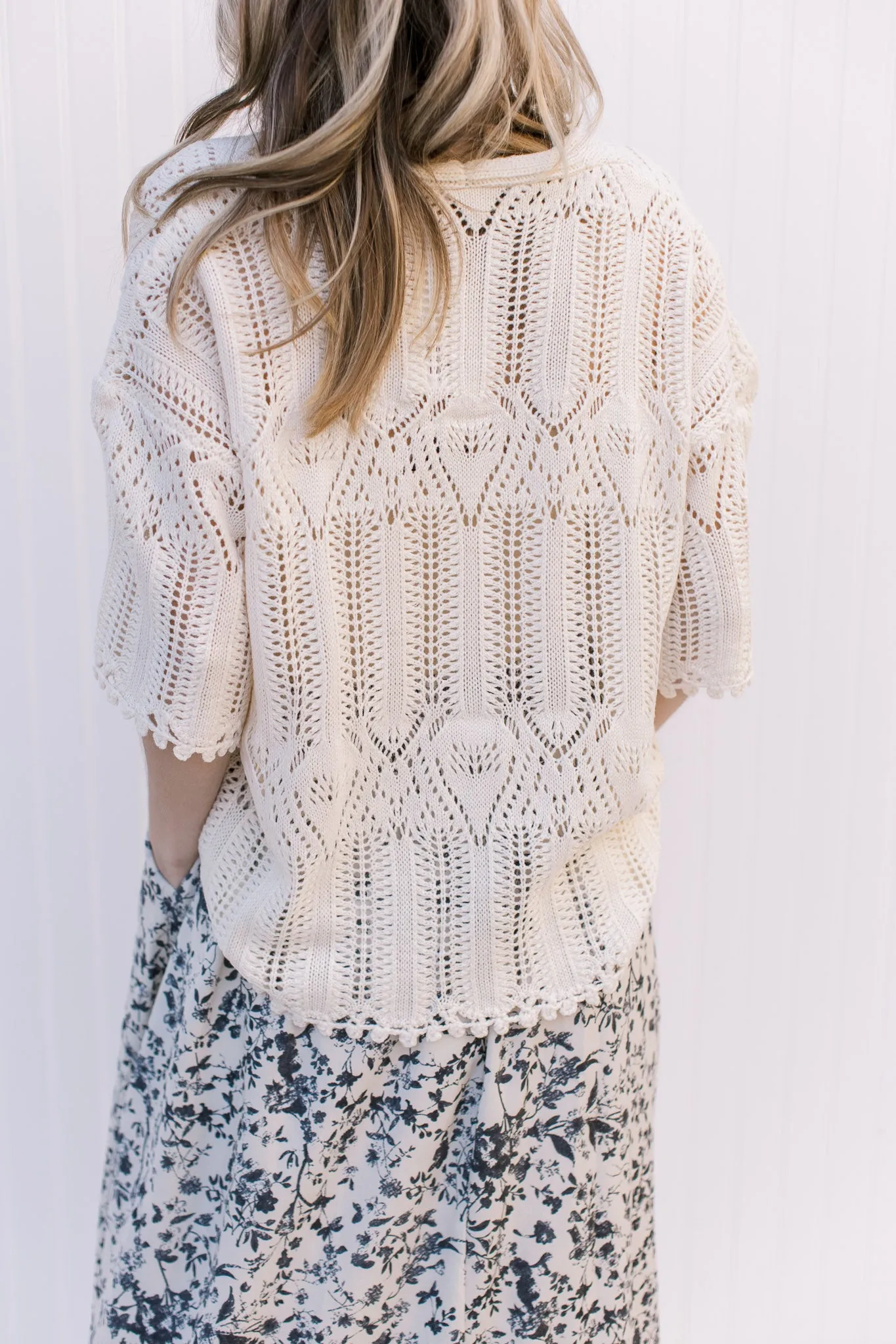 Spring Cream Sweater