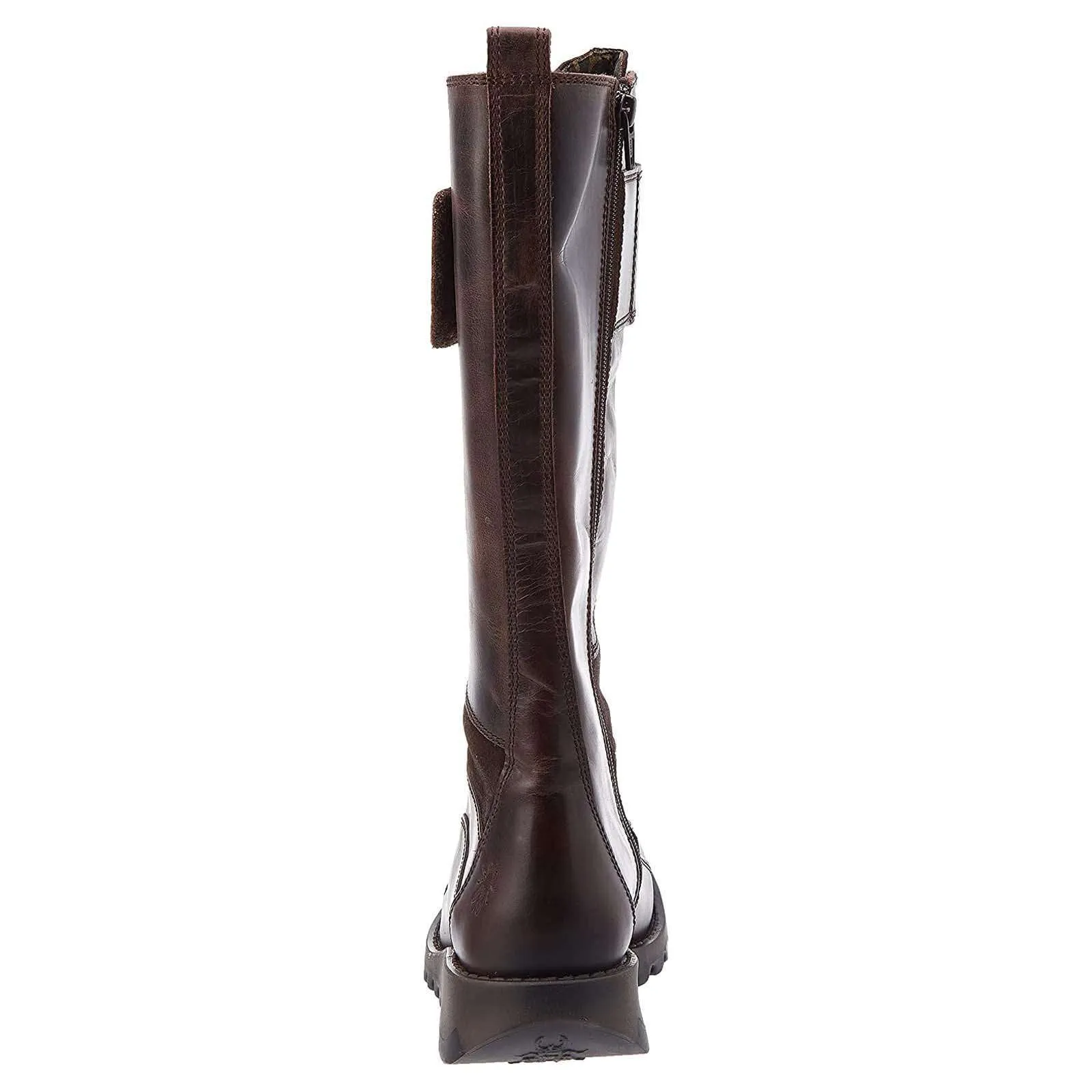 Stun814Fly Rug Oiled Suede Women's Mid Calf Boots