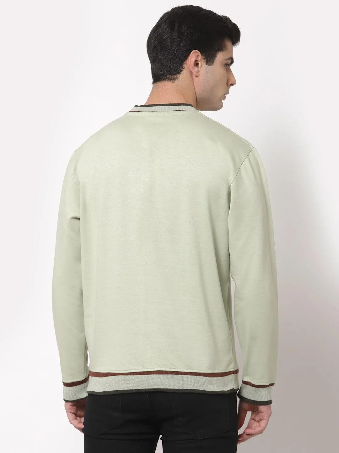 Style Quotient Men Green Sweatshirt