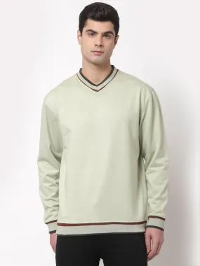 Style Quotient Men Green Sweatshirt