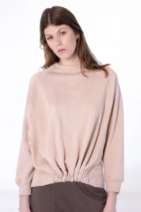 Substance Organic Cotton Gathered Blush Sweat