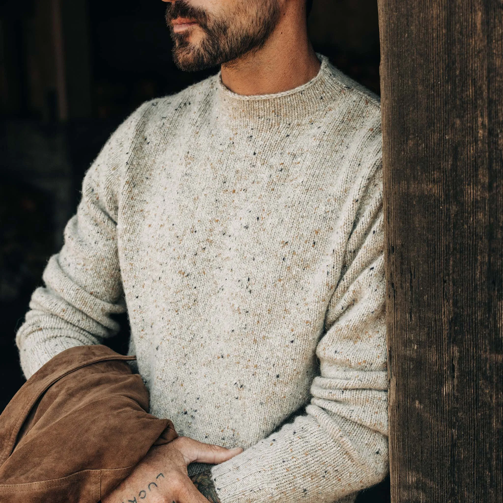 Sure! Here’s an optimized title for the e-commerce product:

Cozy Natural Donegal Seafarer Sweater – Classic Maritime Style Knitwear

This revised title includes modifiers to enhance appeal and provide clarity about the products features and style.