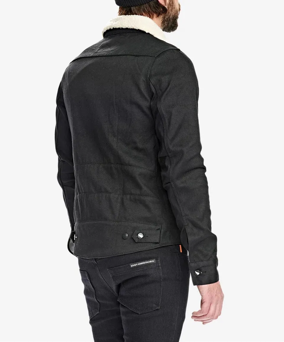 'Unbreakable' Jacket w. all armour, Black