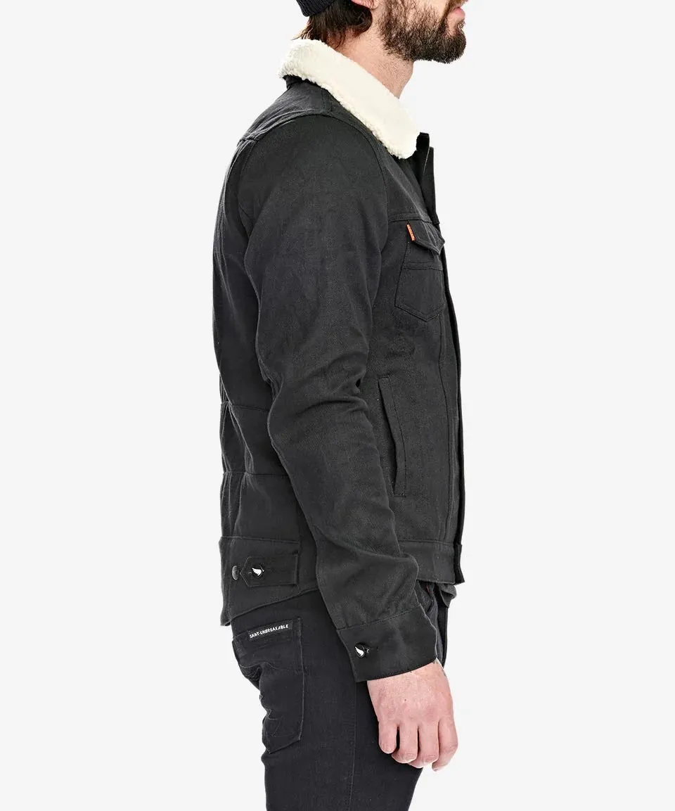 'Unbreakable' Jacket w. all armour, Black