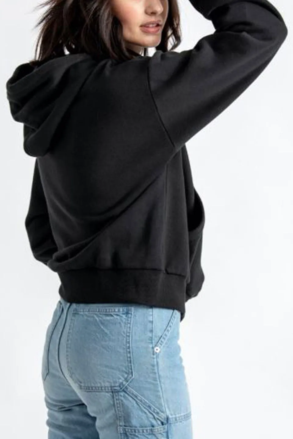 Vintage Black Hoodie