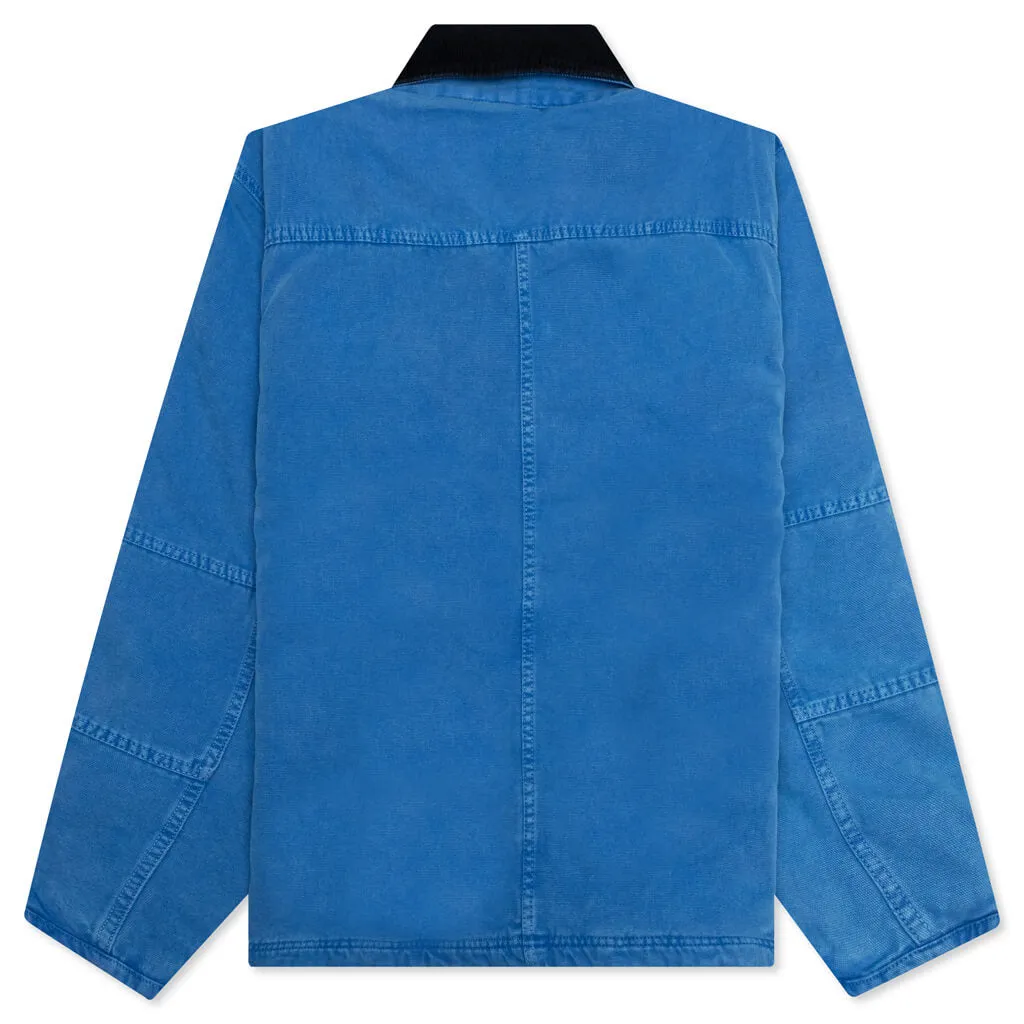 Washed Canvas Shop Jacket - Blue