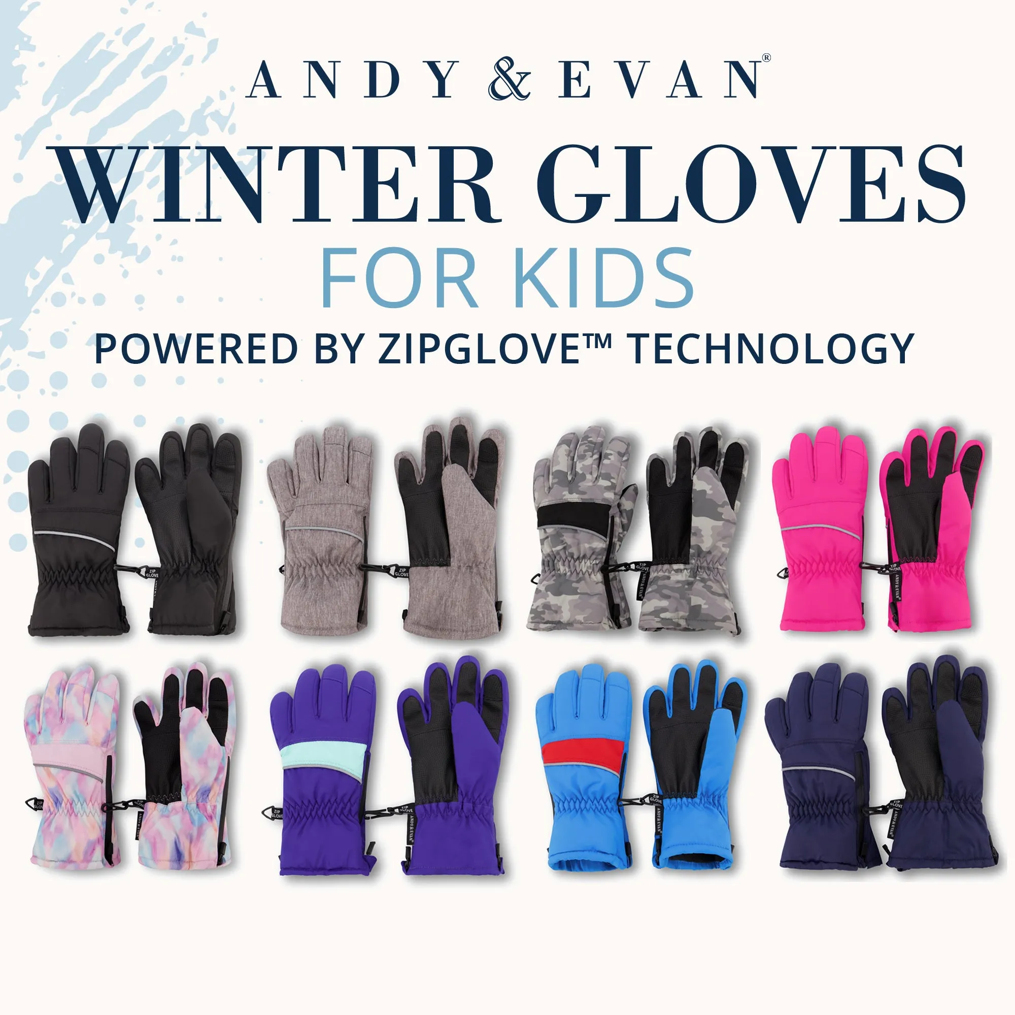 Winter & Ski Glove powered by ZIPGLOVE TECHNOLOGY | Camo