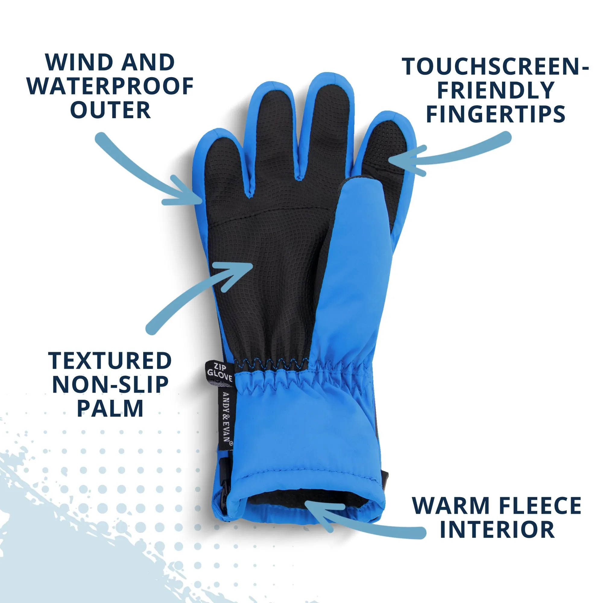 Winter & Ski Glove powered by ZIPGLOVE TECHNOLOGY