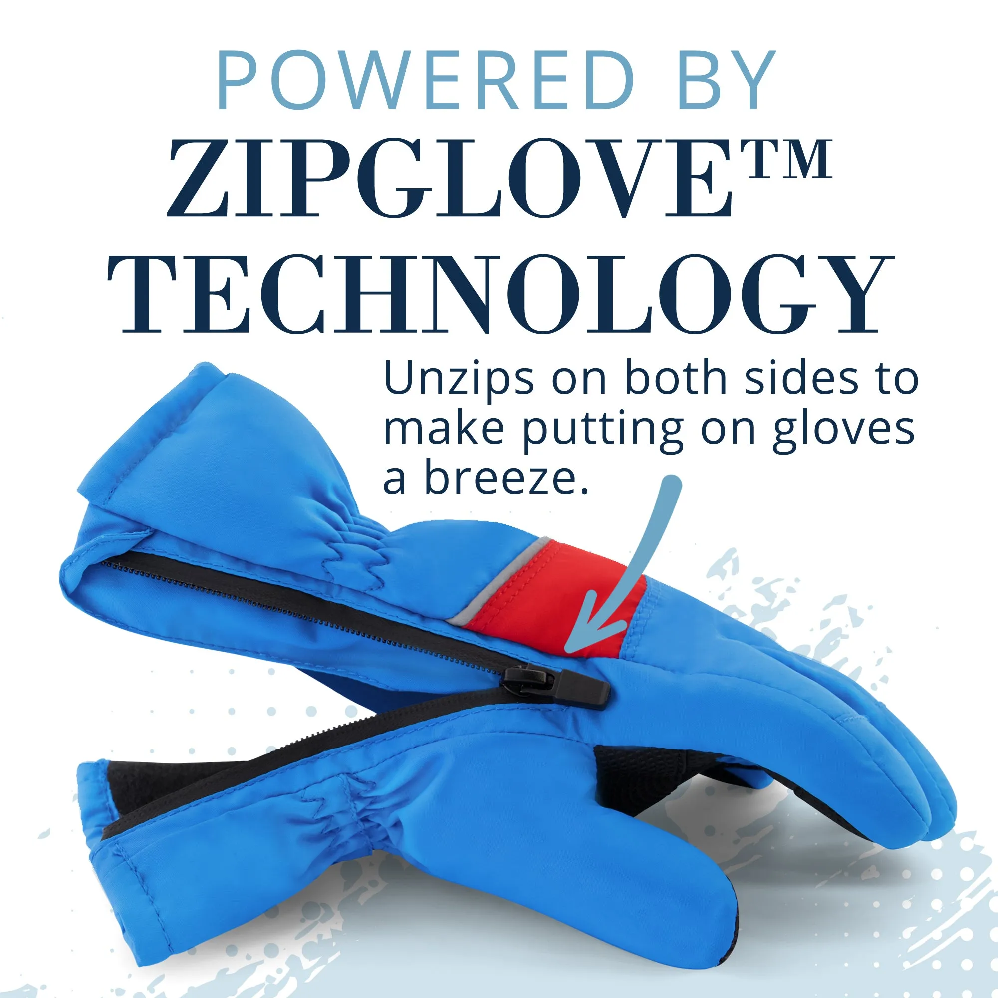 Winter & Ski Glove powered by ZIPGLOVE TECHNOLOGY