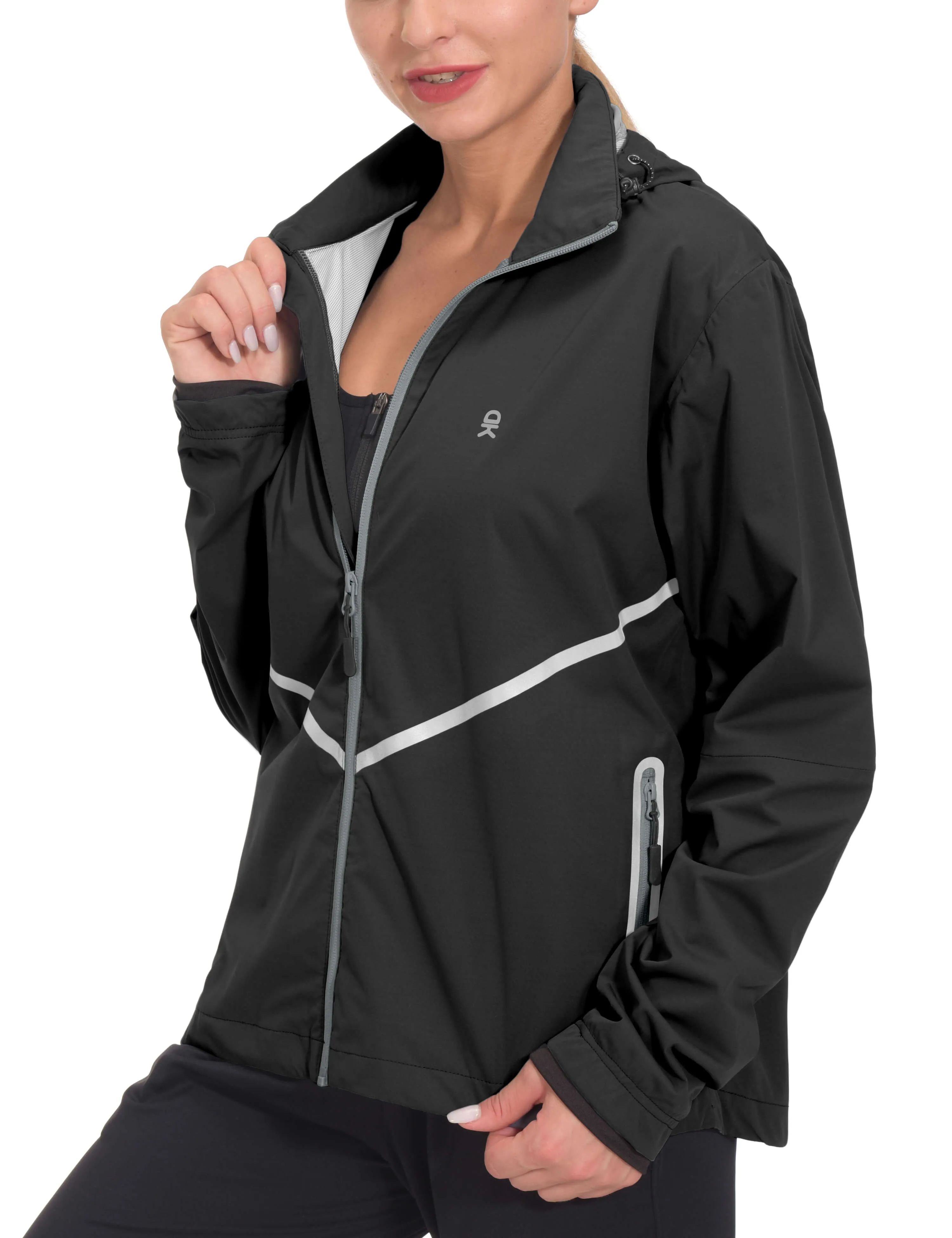 Women's Waterproof Running Reflective Cycling Jackets