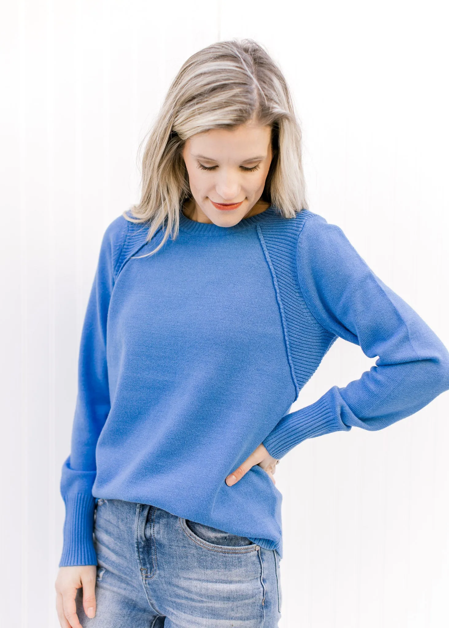 X Cobalt Sweater